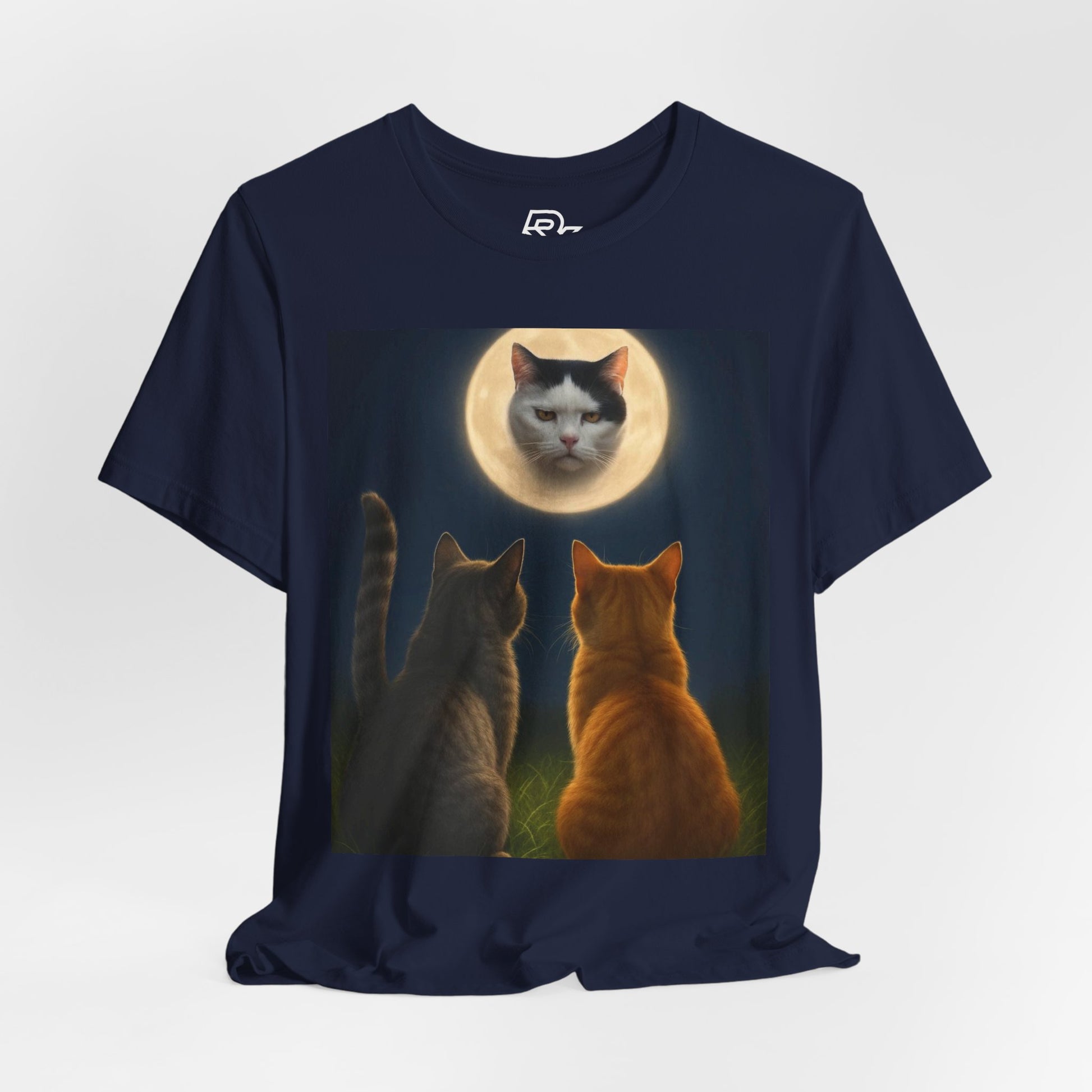 Whimsical Cat Themed Tee, Funny Cat Lover Shirt, Unisex Graphic Tee, Gift for Cat Owners, Cute Pet Apparel, Unique Cat Art